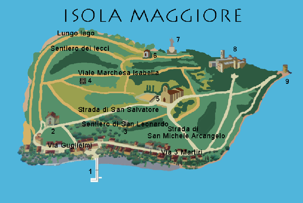 Mappa Isola Maggiore